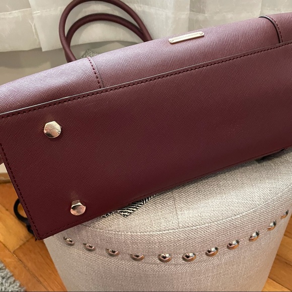 Rebecca Minkoff Medium MAB Tote Black Cherry - Picture 11 of 15